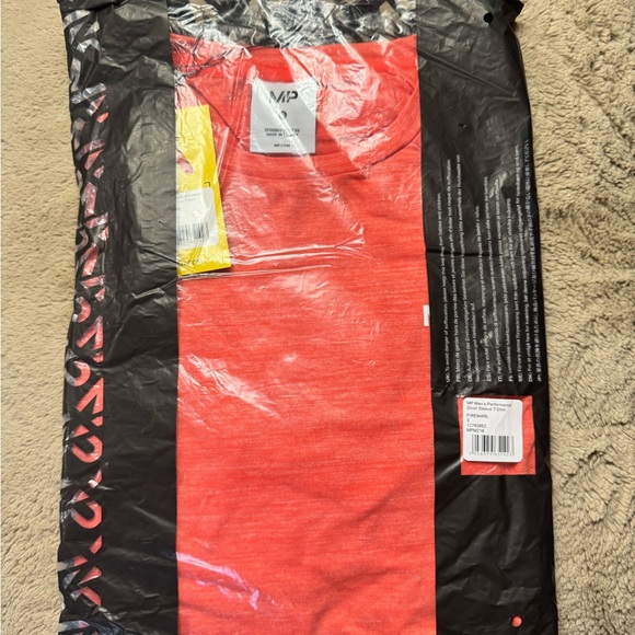 NWT Men's MyProtein Orange Workout Tee size SMALL (36-38) - Picture 7 of 7